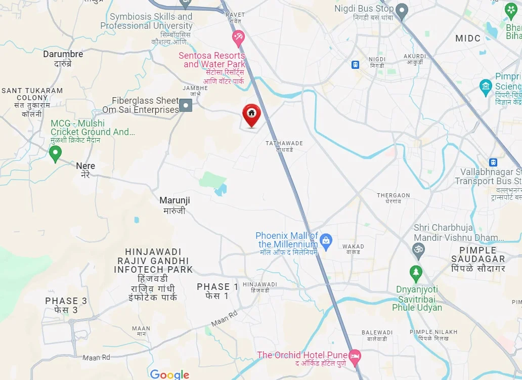 Map Sankla Westworld Punawale Map Image